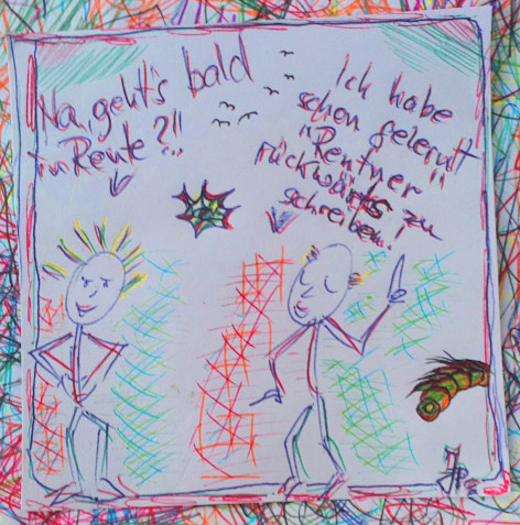 Justus Pault Cartoon Rente